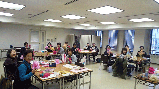 商工会議所講習依頼の講習風景,ラッピング協会
