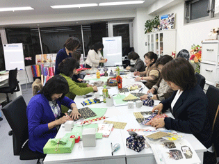 モダン和風ラッピング認定校講習,ラッピング協会