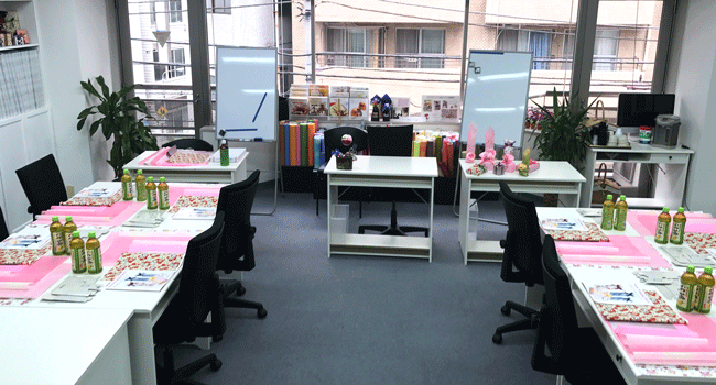 プレゼントラッピング,講習準備,ラッピング協会