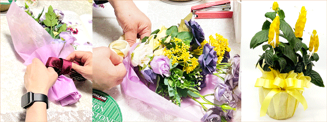 フラワーラッピング集中認定クラス・仙台南特別会場