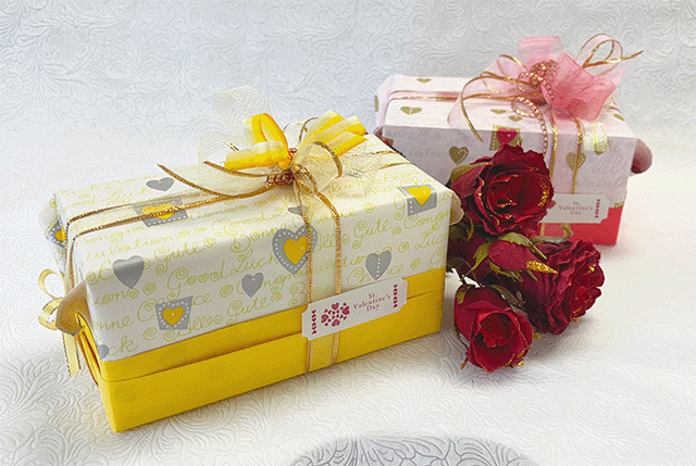バレンタインラッピング