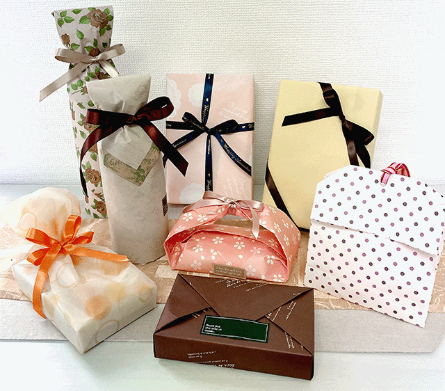 ビジネスラッピング集中認定の作品