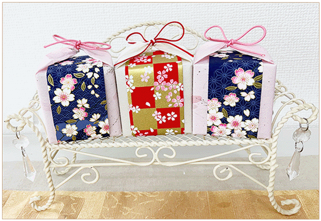 モダン和風ラッピングの作品