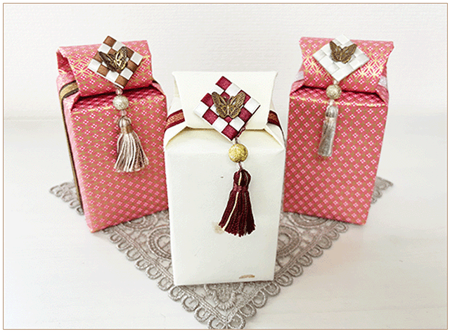 モダン和風ラッピングの作品