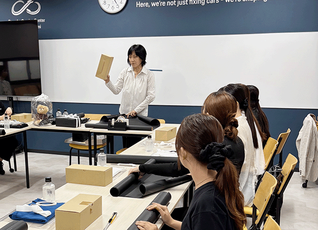自動車メーカーの研修