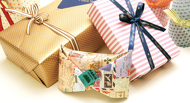 ビジネスラッピング作品・中級クラスで学ぶパターン