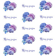 紫陽花,あじさい,包装紙,ラッピング協会