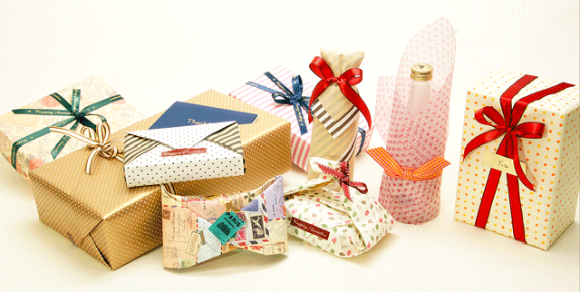 ラッピングのパターンバリエーション