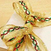 ゴールド&エイトループワイドリボン5m