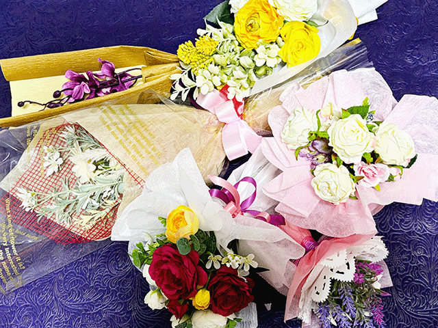 フラワーラッピング