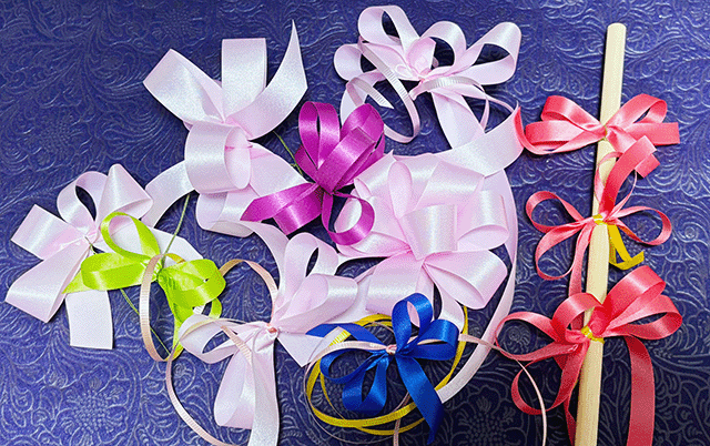 フラワーラッピング・リボン例