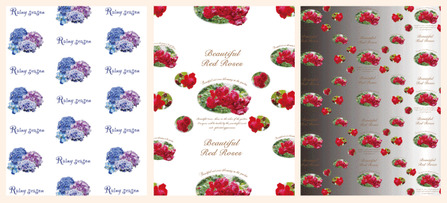 新着包装紙,ばら,バラ,薔薇,あじさい.紫陽花,ラッピング協会
