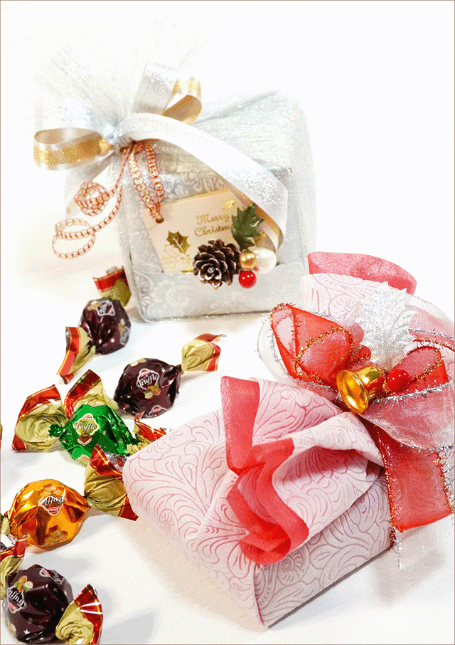 クリスマスギフトラッピング,胸キュンラッピング教室