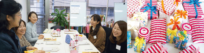 ギフトラッピング指導者養成クラスイメージ