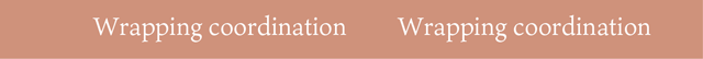 ラッピングコーディネート・コースマーク